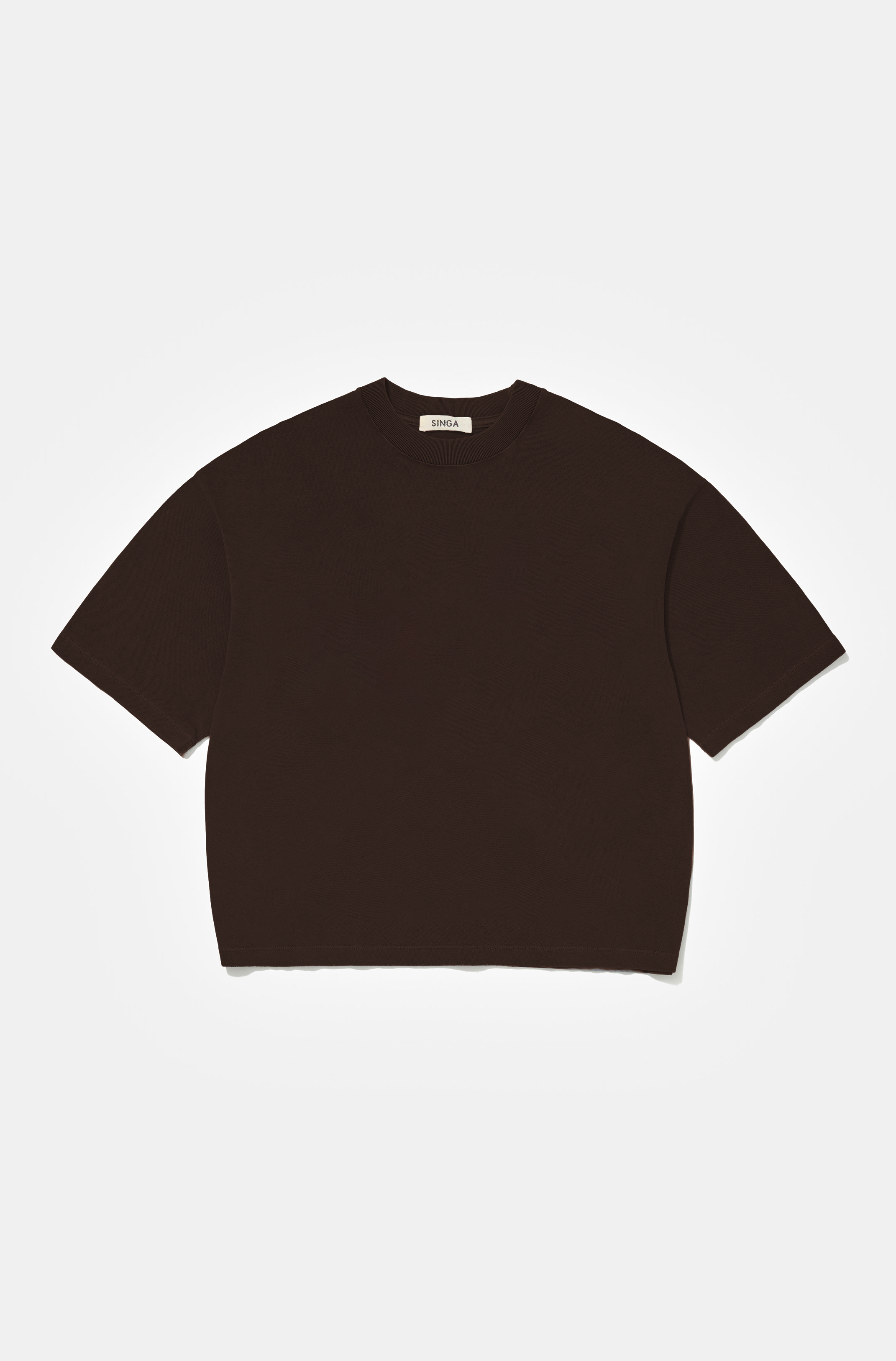 【正規品】Wildbeat Boxy Top XS Boxy Over Marrom – Singa