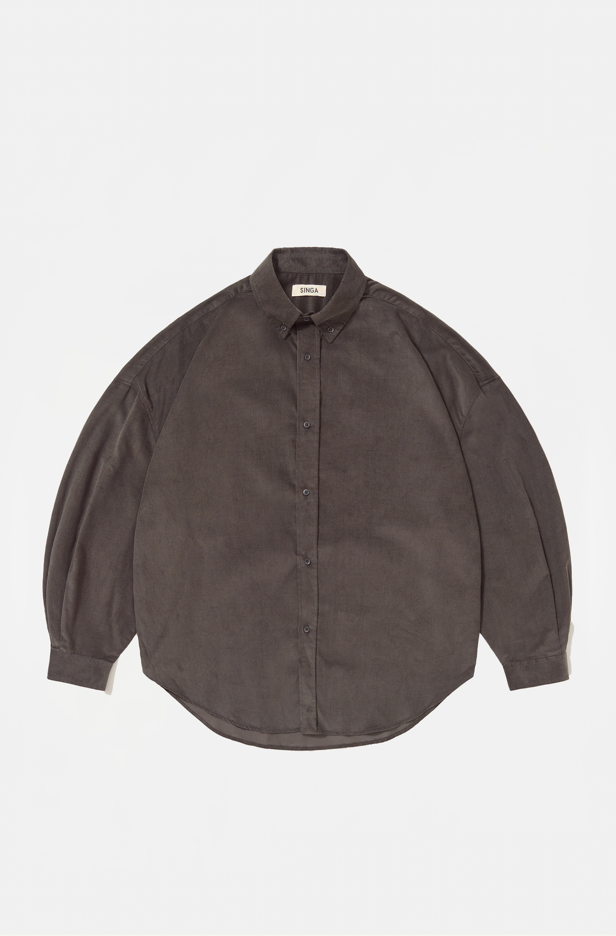 Camisa Oversized Veludo Beluga