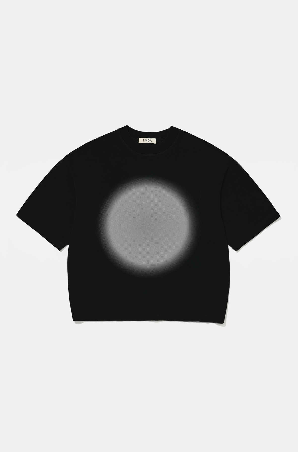 Camiseta Boxy Over Peace Preto