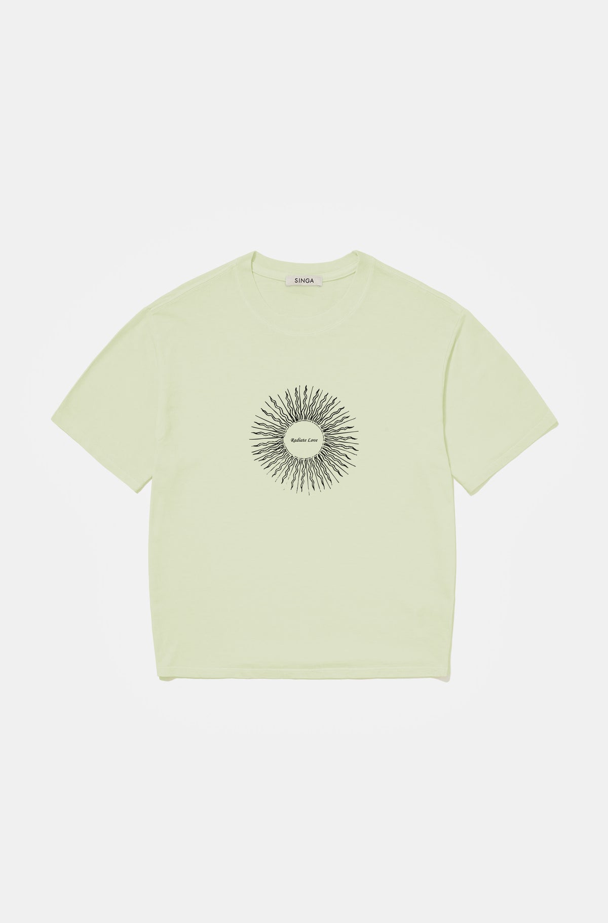 Camiseta Boxy Regular Radiate Love