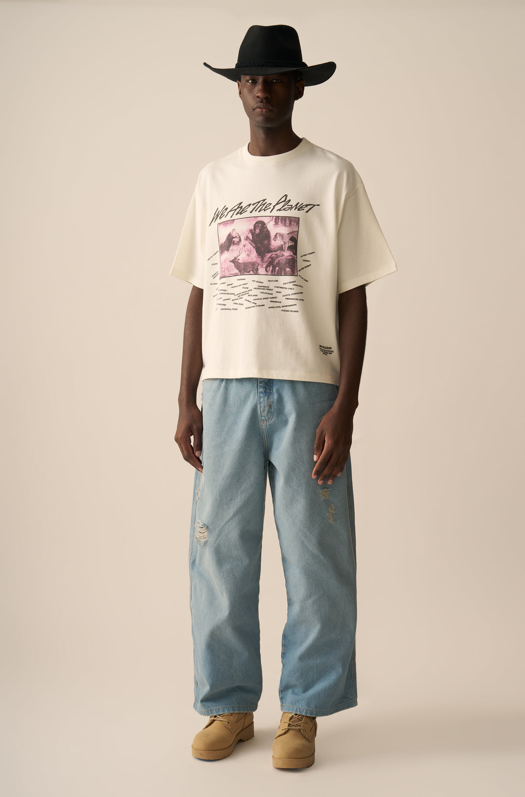 Boxy Over SINGA x ALLGLORY United For Love And Peace Off-White