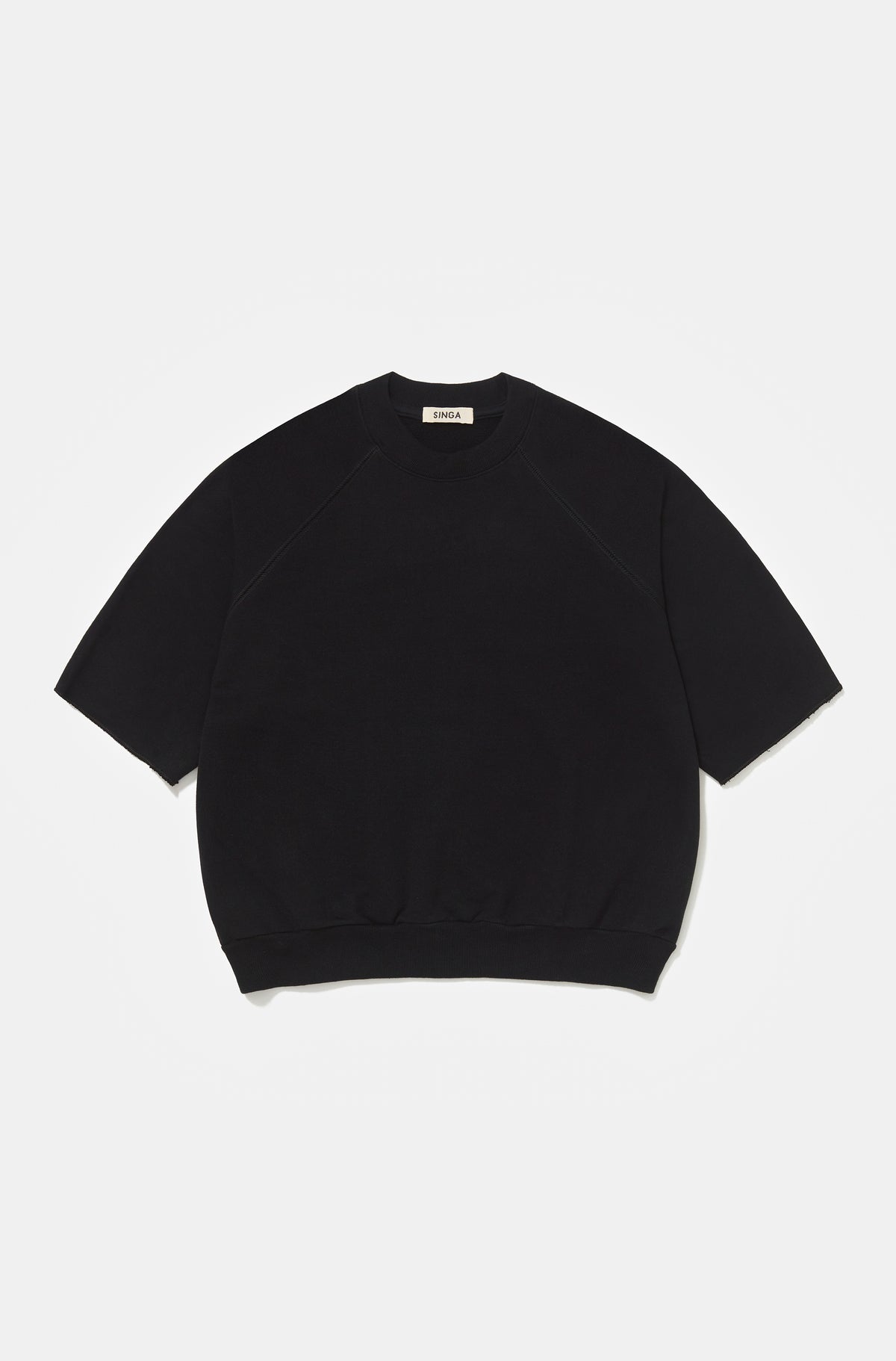 OVER RAGLAN PUNHOS - PRETO