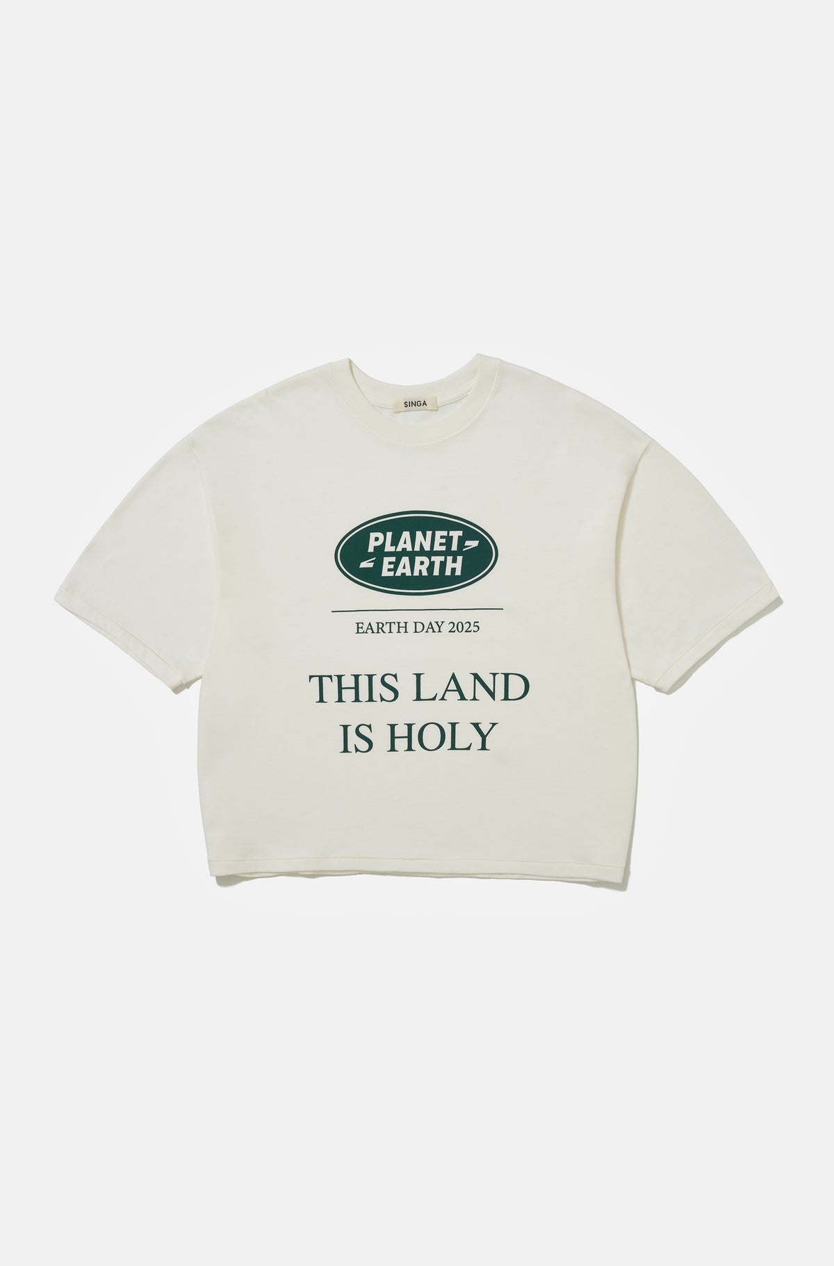 Camiseta Boxy Oversized Earth Day 2025