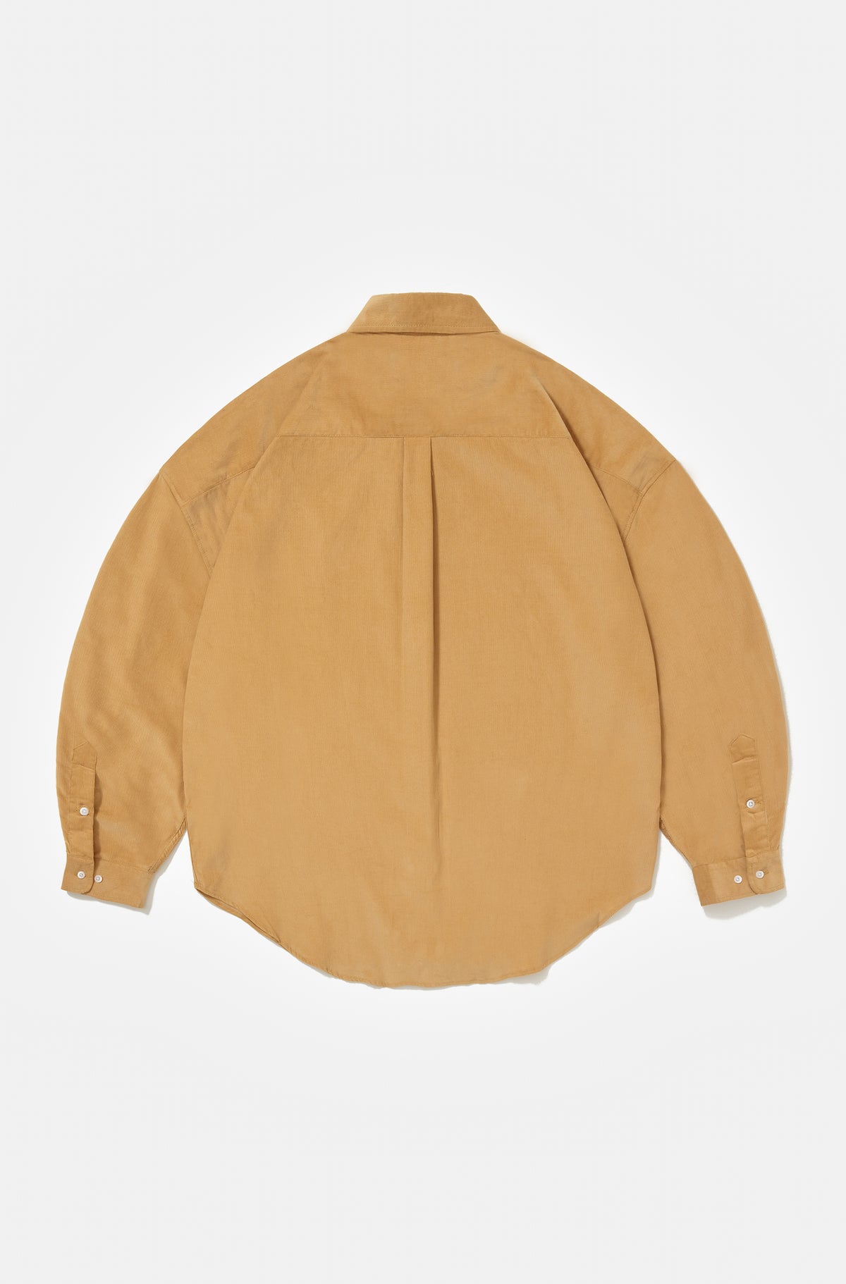 Camisa Oversized Veludo Bege