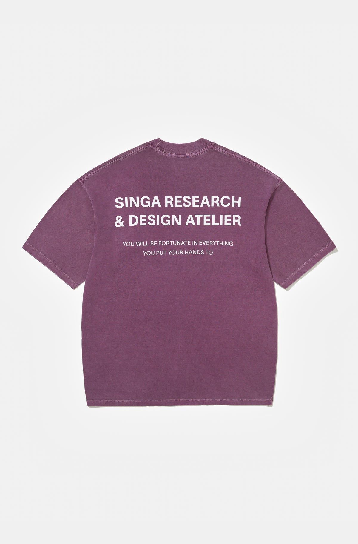 Camiseta Clássica Research and Design - Roxo Queimado