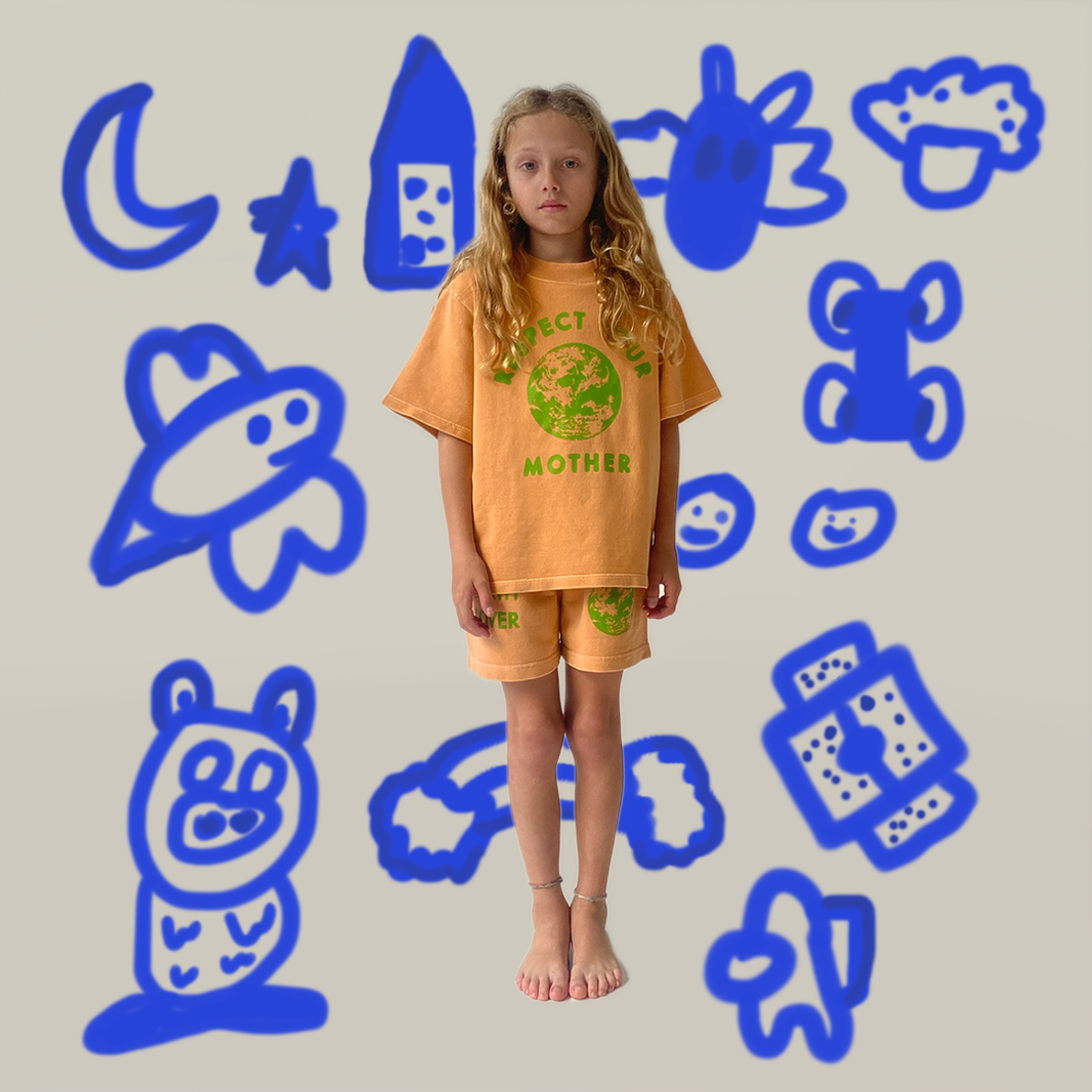 Short Kids For The Planet Papaya