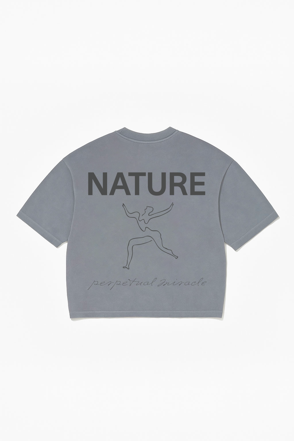 Camiseta Boxy Over Nature Calcário