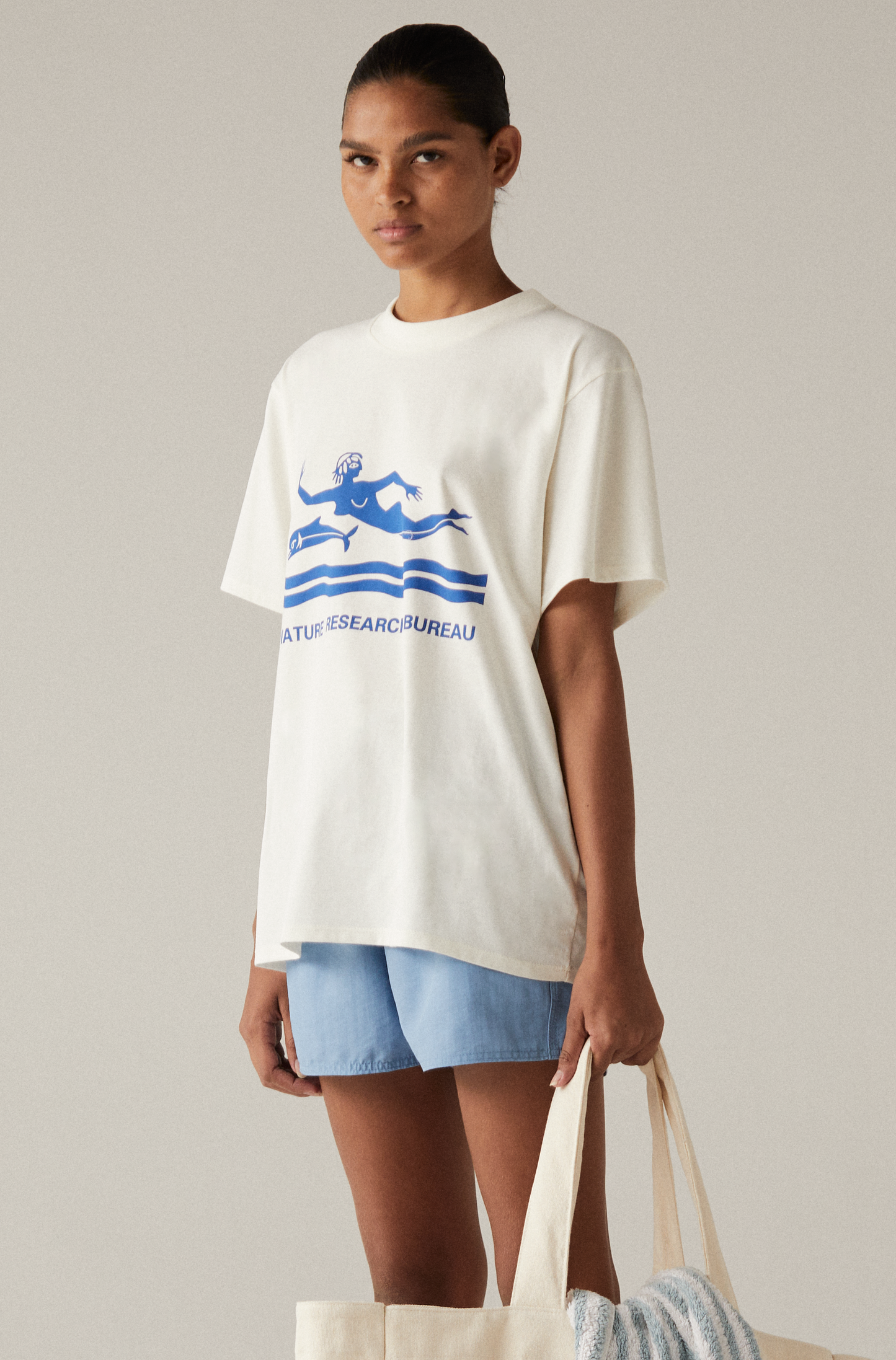 Camiseta Clássica Cousteau Azul