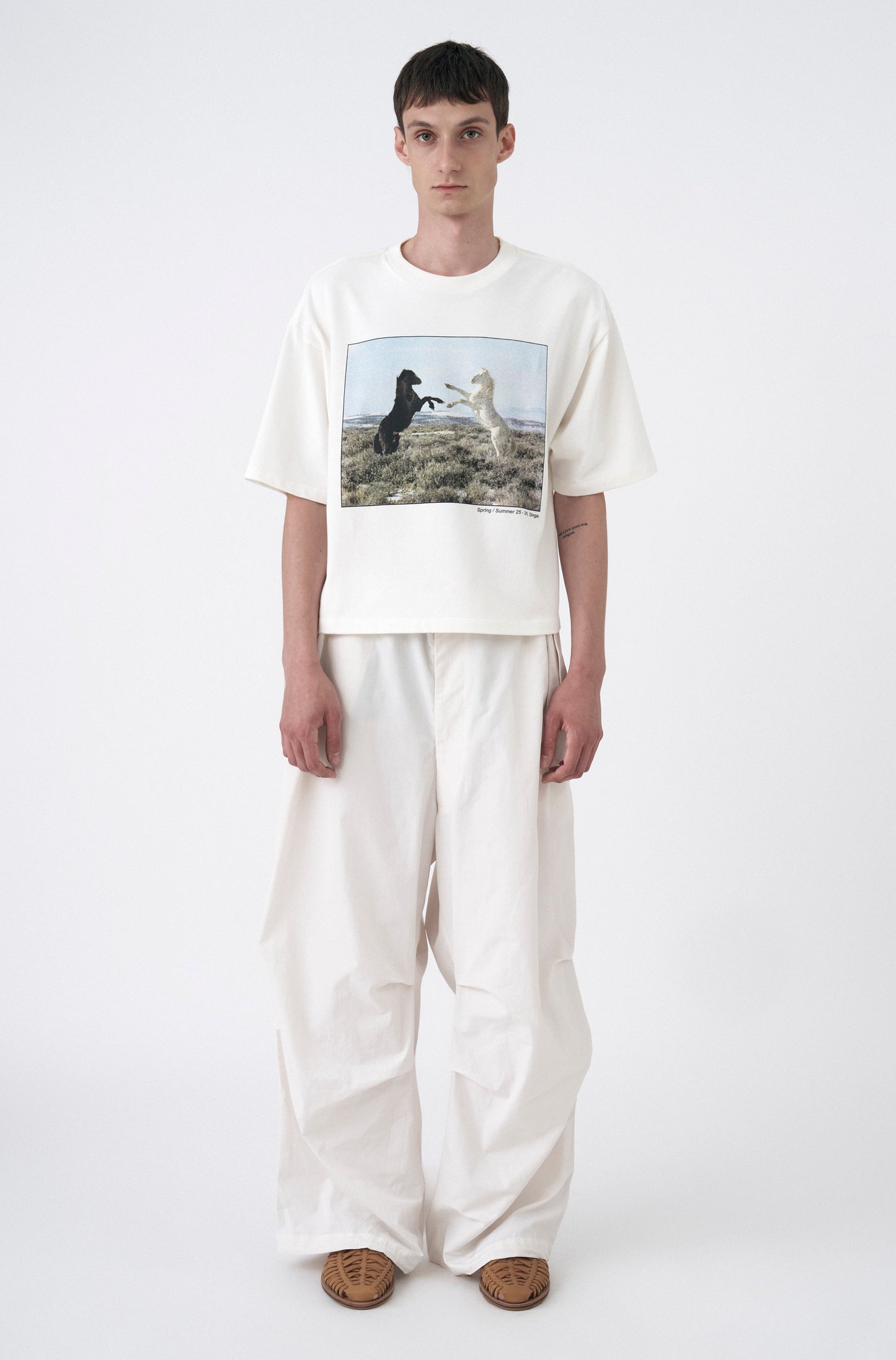 Camiseta Boxy Regular Wild Horses
