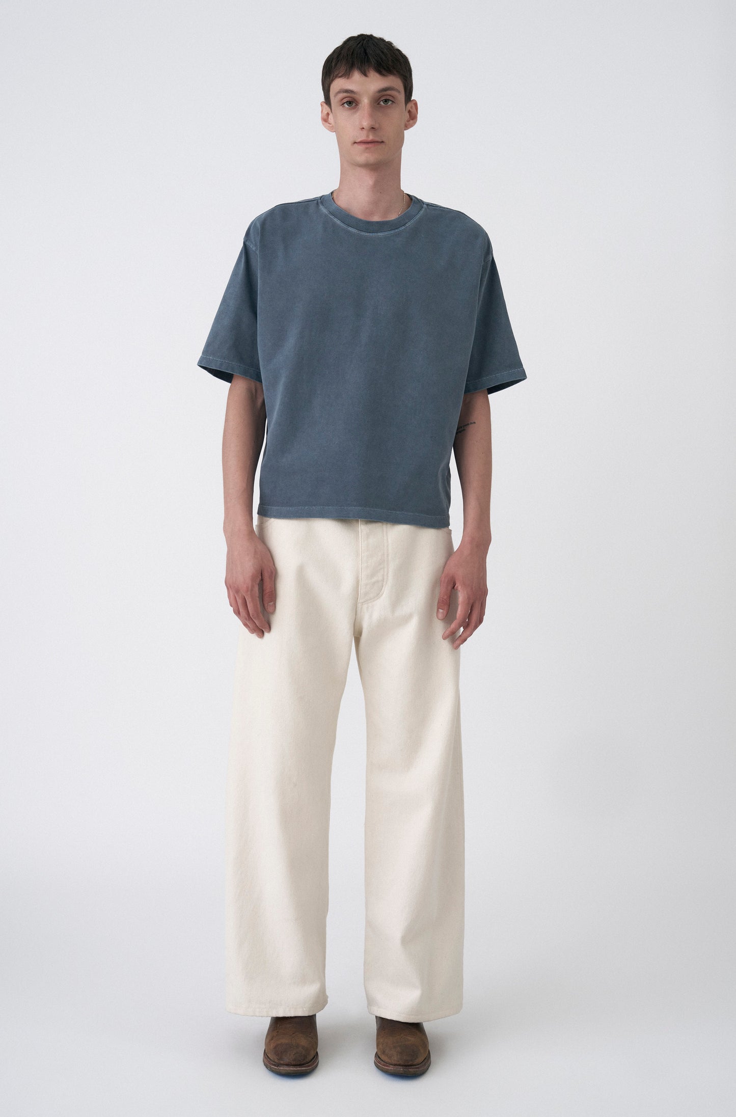Camiseta Boxy Over Indigo