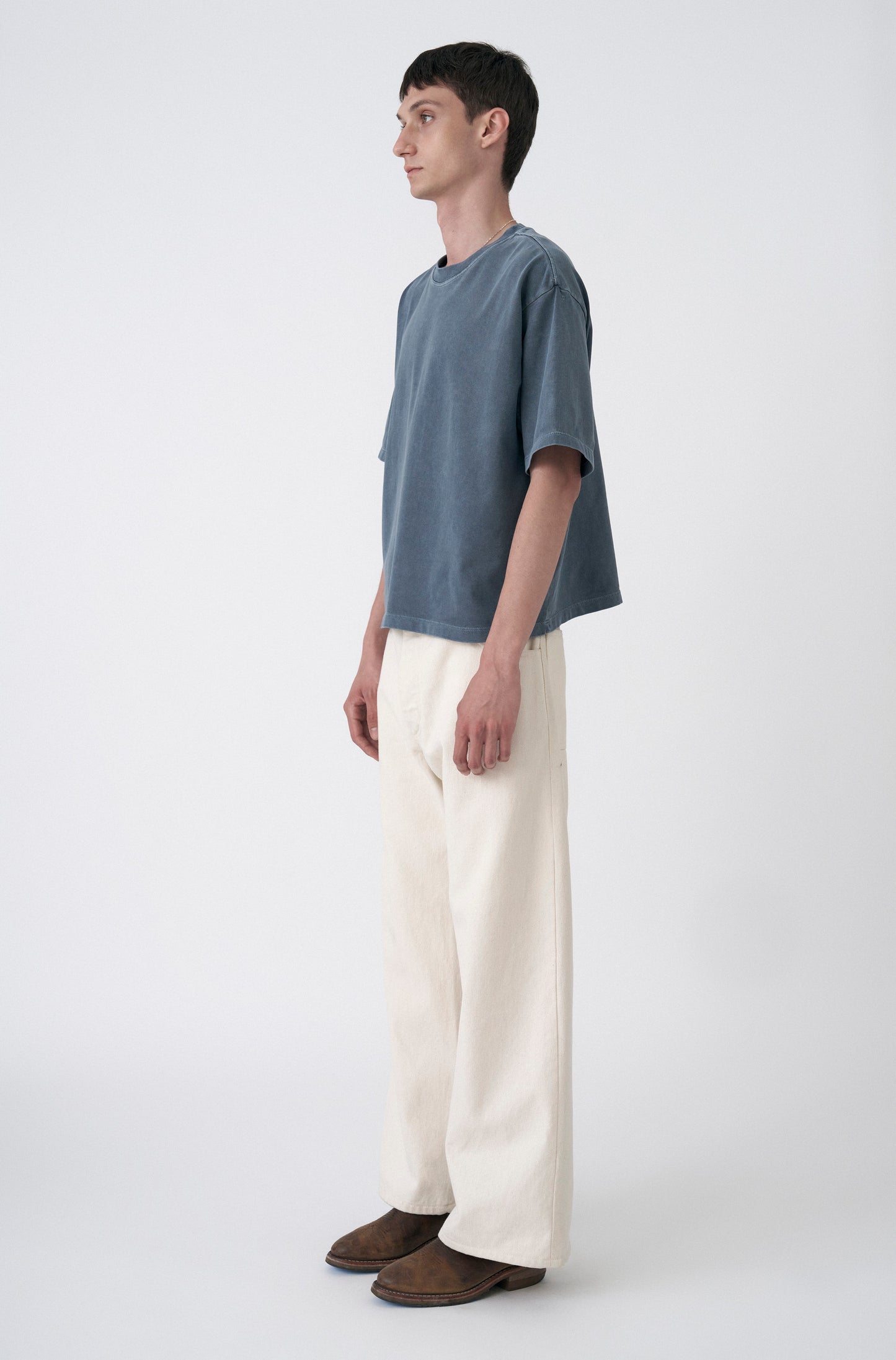 Camiseta Boxy Over Indigo