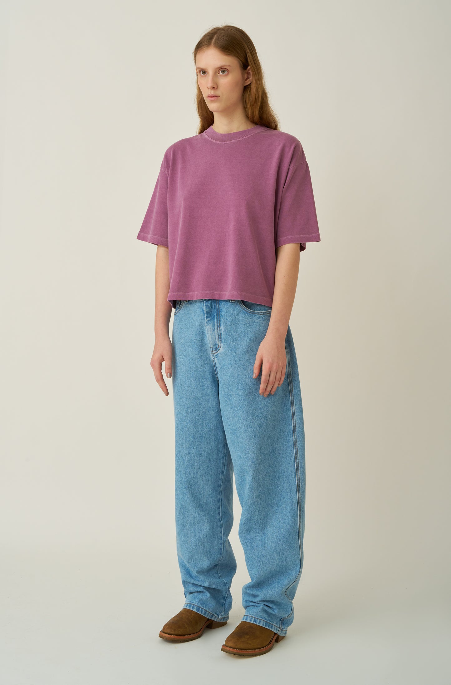 Boxy Over Roxo Queimado