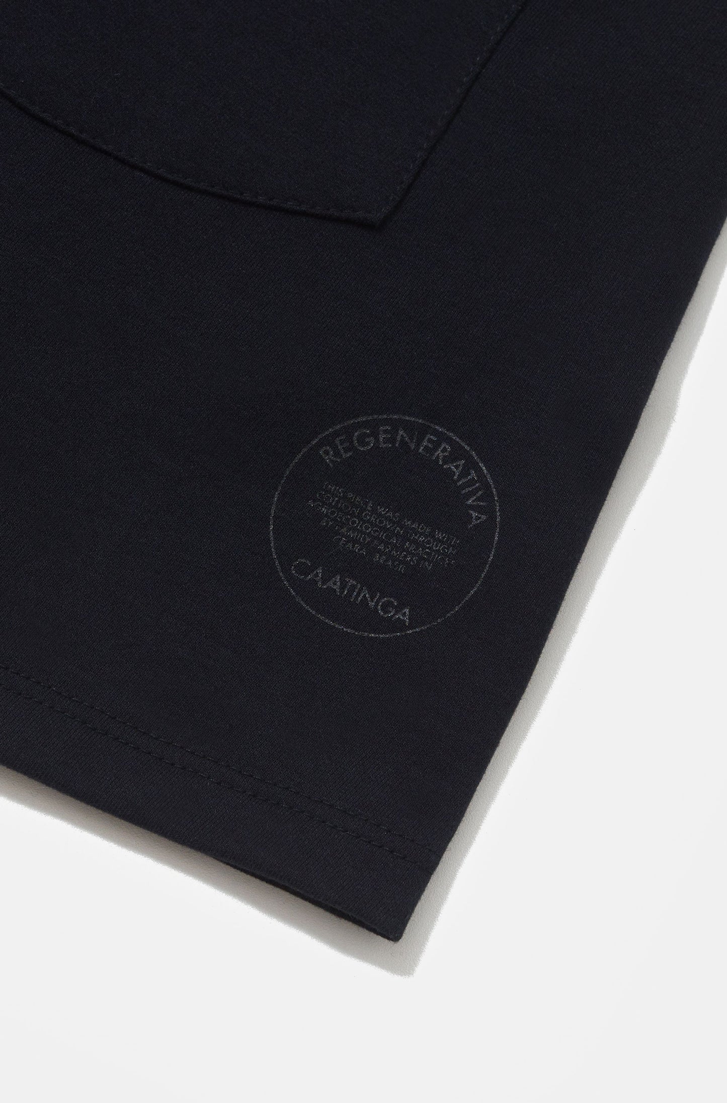 GYM SHORTS REGENERATIVA SINGA & FARFARM PRETO