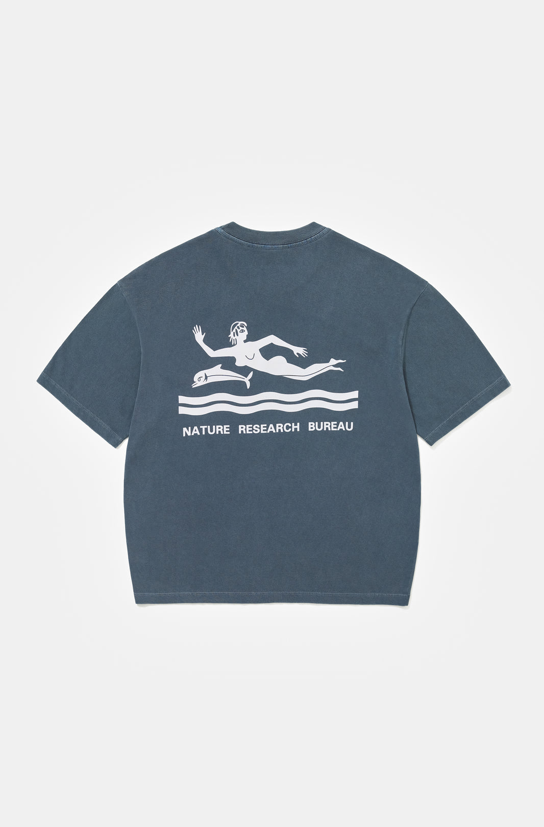 Camiseta Boxy Regular Cousteau Indigo