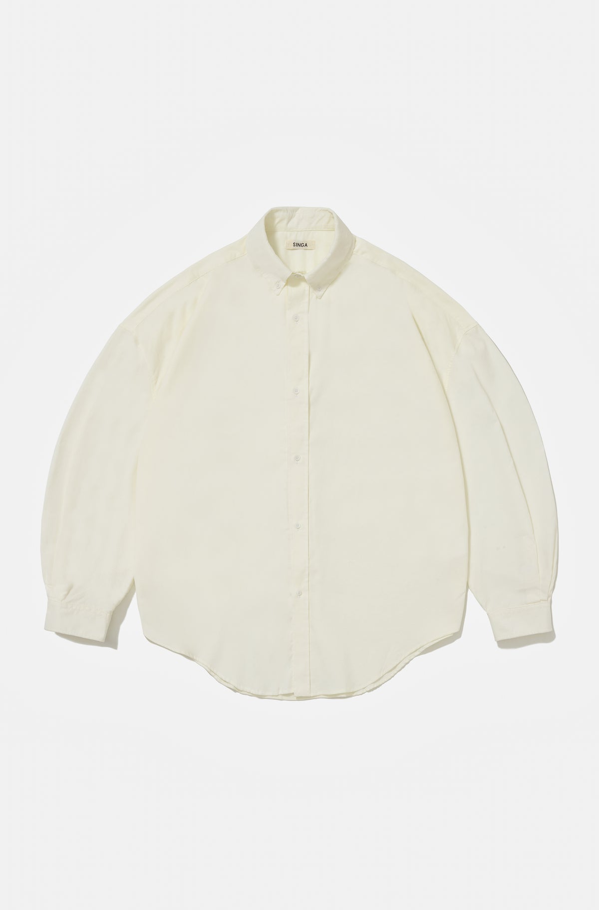 Camisa Oversized Veludo Off-White