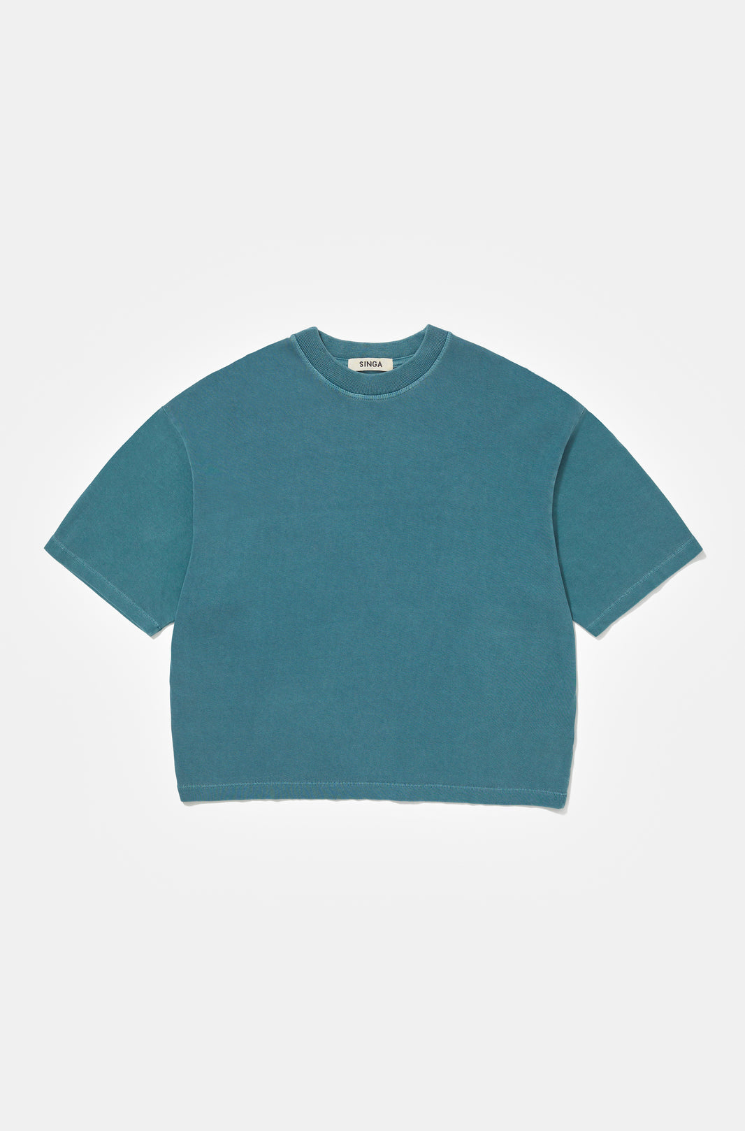 Camiseta Boxy Oversized Mediterrânea