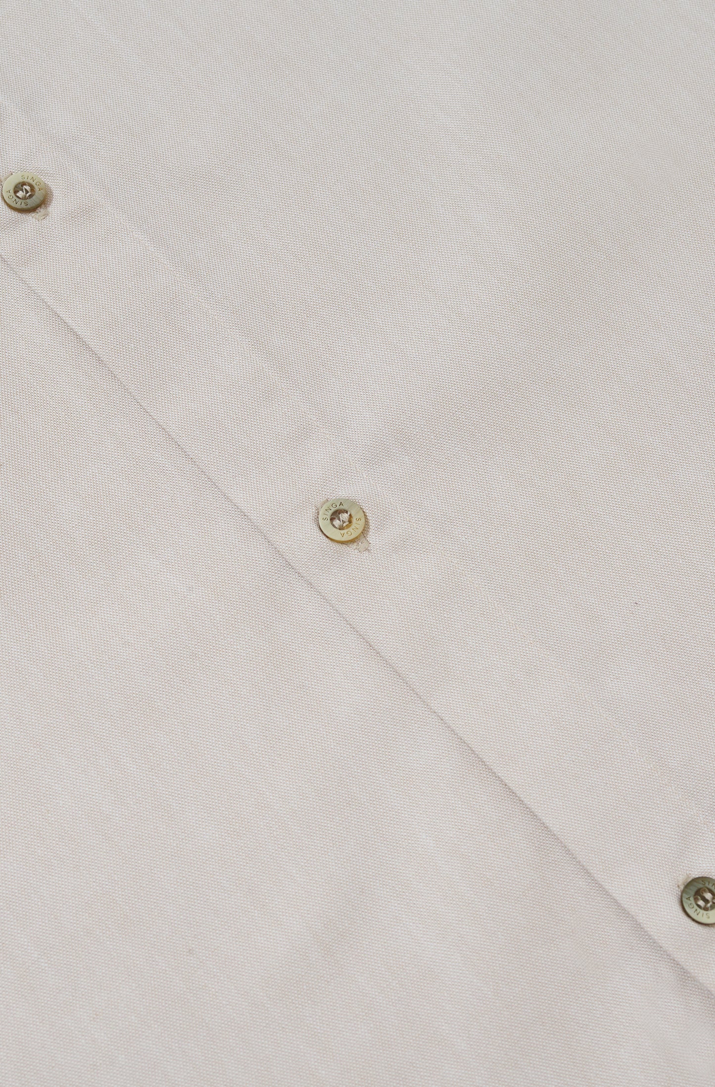 Camisa Boxy Worker Oxford Bege