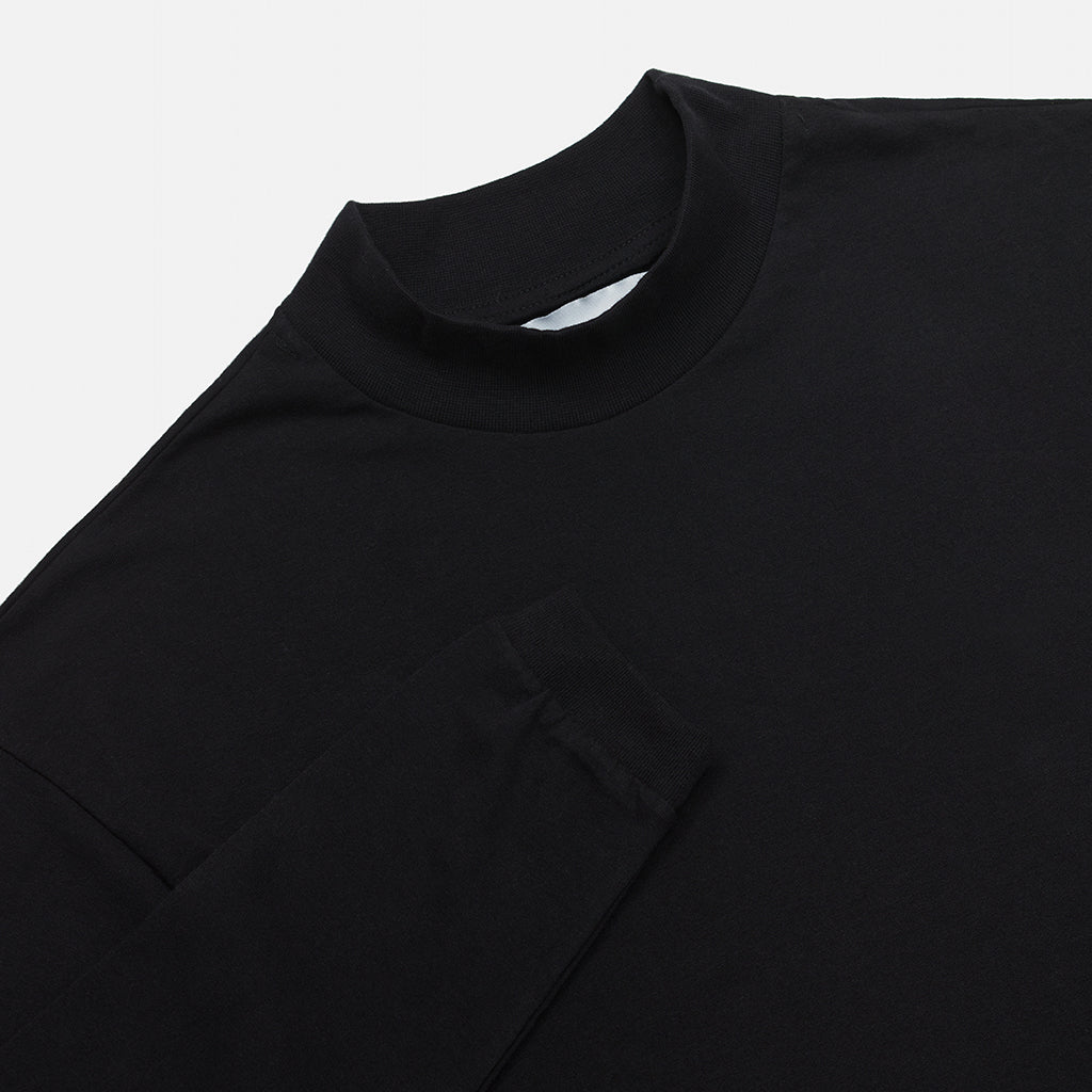 Vestido Gola Alta Preto